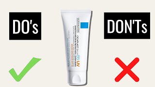 How To Use La Roche Posay Cicaplast Baume B5 UV SPF50 [upl. by Anawahs]