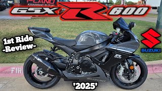 2025 Suzuki GSXR 600 Ride amp Review  Not the Same as 2024 Gsxr 600 [upl. by Alrich]