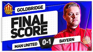 DISGRACE MANCHESTER UNITED 01 BAYERN GOLDBRIDGE Reaction [upl. by Nnylyt692]