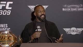 UFC 309 Jon Jones Says He Doesnt Want to Do Business With quotAHolequot Tom Aspinall [upl. by Noraj]