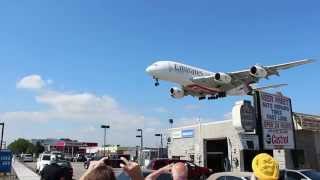 Emirates Airbus A380 Landing at Toronto Pearson Airport [upl. by Orimisac468]