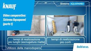 Knauf video comparativo le pareti esterne con il sistema Aquapanel parte 3 [upl. by Tnafni829]