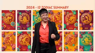 COMPLETE 2024 CHINESE ZODIAC SUBS [upl. by Adnofal]