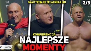 Panel PODWYŻSZONEGO RYZYKA  KONFERENCJA CLOUT MMA 4  NAJLEPSZE MOMENTY 33 [upl. by Jillana]