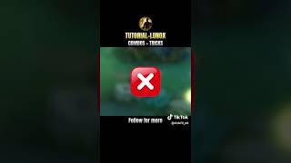 Lunox EASY Combo Tutorial  Mobile Legends [upl. by Adonis293]