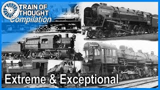 Train of Thought COMPILATION  Extreme and Exceptional Engines [upl. by Hgeilyak]