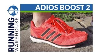 adidas adizero Adios Boost 2 Shoe Review [upl. by Dalpe]