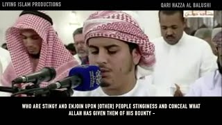 Shaikh Hazza Al Balushi Surah Nisa verse 2754 with Eng sub [upl. by Josephina]