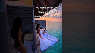 Maldives Honeymoon Package Booking✈️maldives honeymoon honeymooners maldivesresort love shadi [upl. by Etaner]