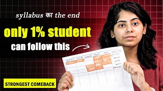 TIME TABLE to Score 95 in Boards 2025 🔥 Syllabus complete kro [upl. by Gustaf]