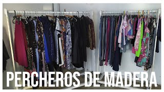 Como hacer un PERCHERO PARA ROPA de madera [upl. by Sorel]