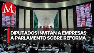 Diputados entregan invitaciones a Iberdrola Intergen y otras al parlamento sobre reforma eléctrica [upl. by Hall]