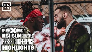 THE NIGHTMARE IS BACK  KSI vs Slim amp Anthony Taylor Press Conference Highlights [upl. by Aydan]