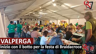 VALPERGA  Inizio con il botto per la festa di Braidacroce [upl. by Willms]