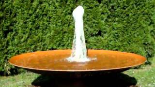 Wasserschalen aus Corten [upl. by Malan]