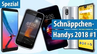 Die 5 besten neuen Handys unter 200 Euro 📱📱Frisch von der SmartphoneMesse MWC 2018 [upl. by Ynnot]