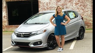 2018 Honda Fit Sport Manual Review and Test Drive  Herb Chambers [upl. by Ztnahc]