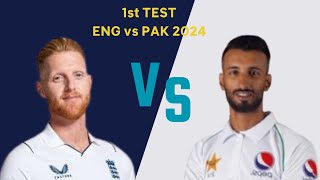 quotENG vs PAK 1st Test 2024 LIVE  Day 2  Session 3  England vs Pakistan Cricket Livequot [upl. by Aidan33]