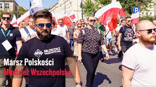 Marsz Polskości Młodzieży Wszechpolskiej 15082023 DEMOdoc [upl. by Mit200]