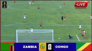 🔴Live Zambia vs Congo  Full Stream FIFA World Cup African Qualifiers2023 Full Match Analysis [upl. by Yffub543]