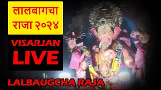 Live Ganpati Visarjan 2024  Lalbaugcha Raja Visarjan 2024  Maharashtra Ganesh Visarjan 2024 Live [upl. by Andreana338]