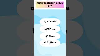 Cell Division Quiz biology lifeprocesses science lifescience animalcell education [upl. by Enoved]