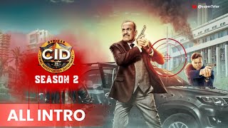 CID all intro  Part 1 full HD  cid season 2 official promo🥰🤯 [upl. by Roselle405]