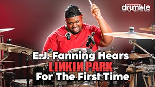 Gospel Drummer Hears LINKIN PARK For The First Time  Drumble [upl. by Newman305]