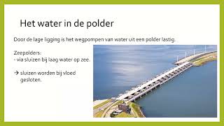 Aardrijkskunde klas 4 mavo Water de GEO Paragraaf 72 Een land van polders [upl. by Ruthi]