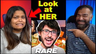 RARE INDIAN STREET FOOD  CARRYMINATI REACTION [upl. by Lancey577]