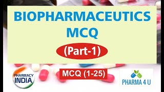 Biopharmaceutics MCQs GPAT  NIPER [upl. by Knox419]