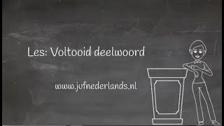 Les 3Voltooid deelwoord  Juf Nederlands [upl. by Randolph]