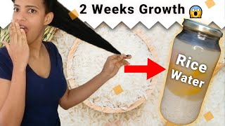 Most Effective Method of Rice Water For Hair Growth with My 1 Month Results [upl. by Iatnwahs926]