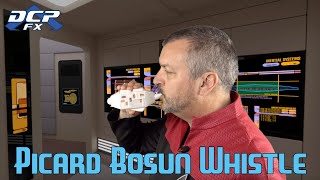 Star Trek VI Picard Bosun Whistle Print [upl. by Ymarej]