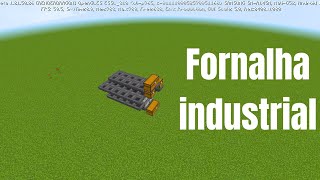 como fazer uma fornalha industrial no minecraft bedrock 122 [upl. by Reklaw848]