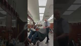 Barbers NYC  Royal Shave  Pall Mall Barbers New York [upl. by Faythe]