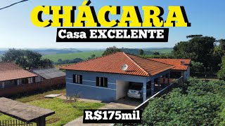 CHÁCARA COM CASA EXCELENTE ÁREA GOURMET OPORTUNIDADE R175mil [upl. by Ttessil]