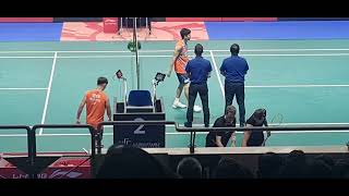 Singapore Badminton Open 2024  Loh Kean Yew vs Anders Antonsen [upl. by Lennaj417]