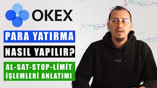 Okex Para Yatırma ve Okex Borsası Kullanımı  Mobil Uygulama Al Sat İşlemleri [upl. by Aineles]