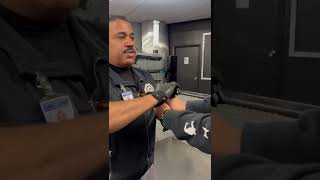 Police Officer Tests Detroit Urban Survival Training Gun Disarm [upl. by Lonyer819]