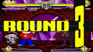 BTW MUGEN AllStars 221  Matias Ariel Zurita me vs Warachia [upl. by Cartie347]