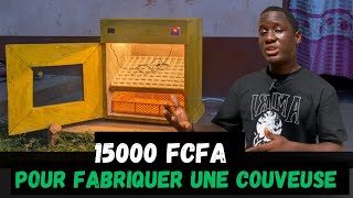 Comment fabriquer une couveuse avec 15 000fcfa Homemade egg incubator [upl. by Etnoved]