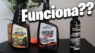 SUPER ECOWASH SIRVE Kit de Limpieza Para Autos PONGÁMOSLO A PRUEBA👍 [upl. by Barn975]