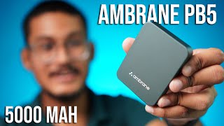 Ambrane AeroSync PB 5  5000mah  Unboxing amp Review  Magsafe Powerbank for iPhone Under Rs2000 [upl. by Slifka]