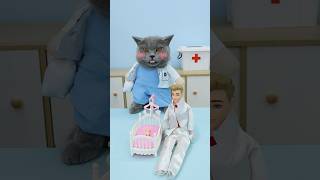 How Does Dr Oscar Perfectly Save New Lives👨‍⚕️🍼 catvideos catmemes trending [upl. by Adaiha8]