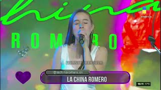 La China Romero  Recital en vivo en Pasion de Domingo 17112024 [upl. by Nnylram68]