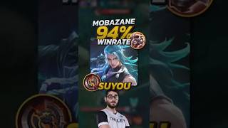 Mobazane 94 Winrate Suyou S34 Build Mobile Legends mobilelegends mlbb gaming [upl. by Boigie]