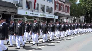 optocht in Olsberg van de schutterij Schützenfest [upl. by Scuram]