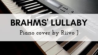 Brahms Lullaby Wiegenlied Piano Cover [upl. by Acenahs]