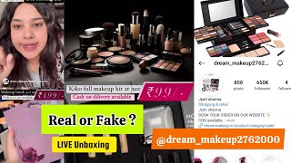 Instagram Dream Makeup Review REALFAKE  aaj ke baad dreammakeup27 se koi saman mat mangwana 😡🤬 [upl. by Einiffit]